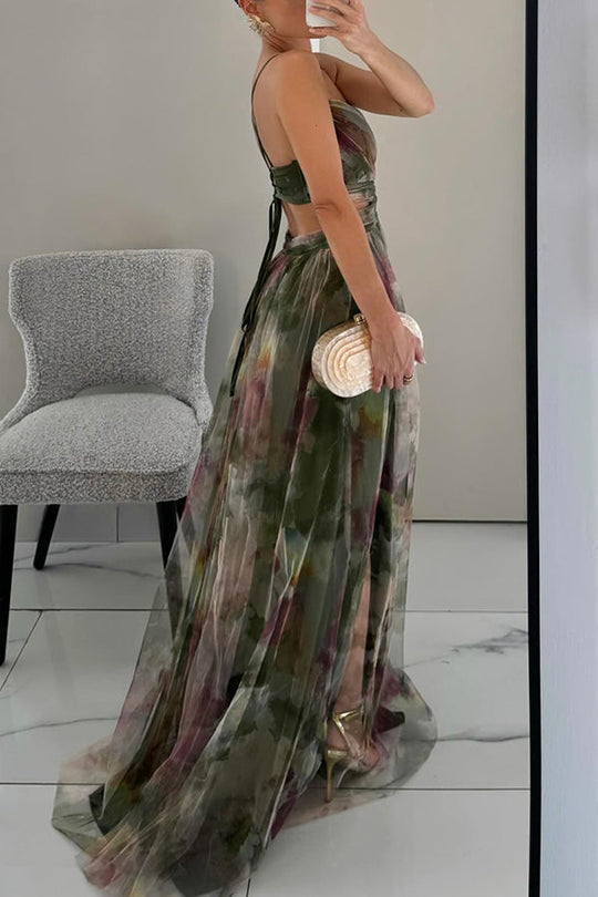 Robe Éthérée Aquarelle – Fluidité Bohème en Couleurs Pastel