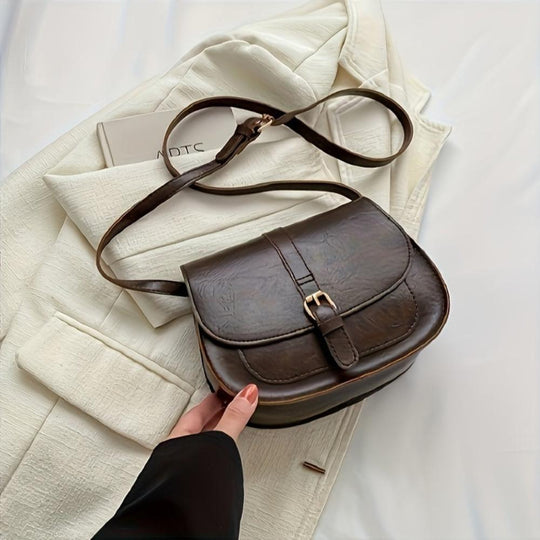 Evelyn™ | Sac bandoulière classique en forme de selle