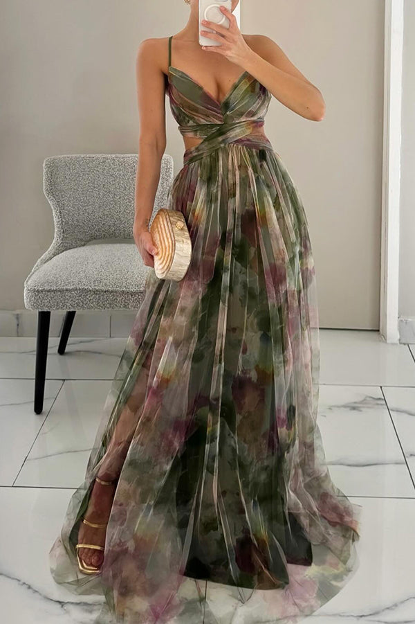 Robe Éthérée Aquarelle – Fluidité Bohème en Couleurs Pastel