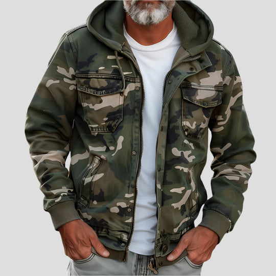 ROBERT | Veste cargo à capuche
