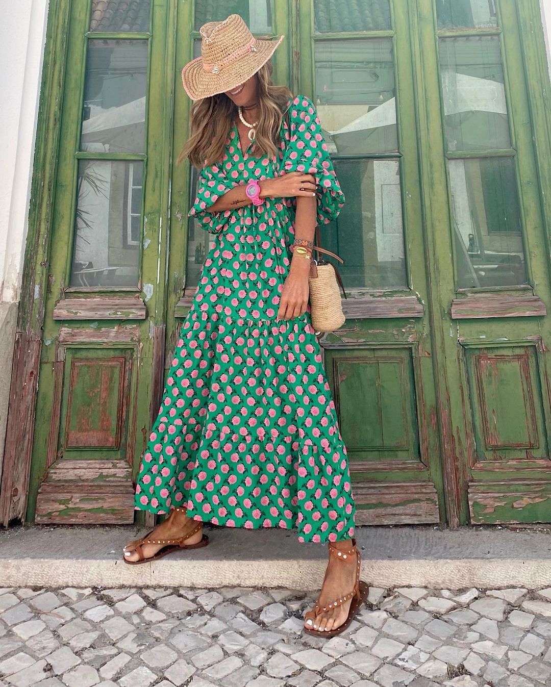 Robe Bohème Liberté – Maxi Fluide Imprimée