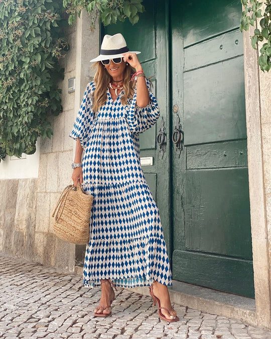 Robe Bohème Liberté – Maxi Fluide Imprimée