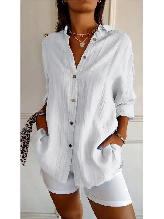 Philippine™ | Blouse douce en coton respirant