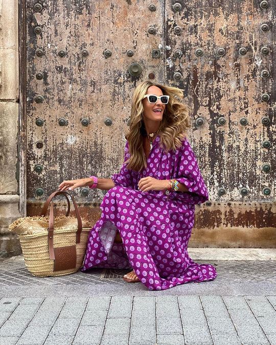 Robe Bohème Liberté – Maxi Fluide Imprimée