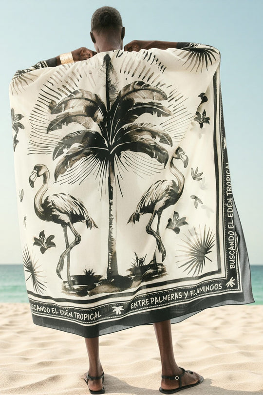 Flamingo Breeze Kaftan