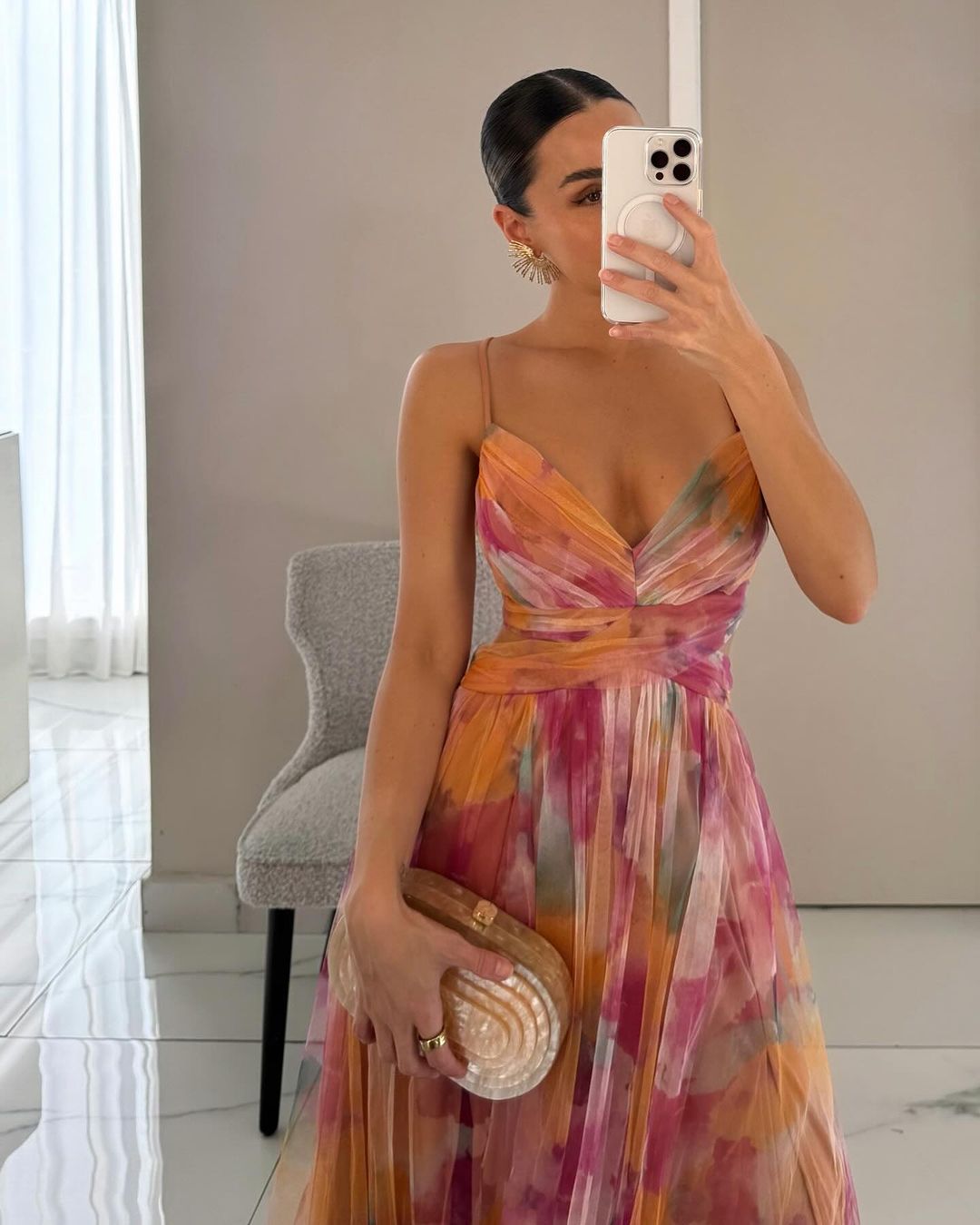 Robe Éthérée Aquarelle – Fluidité Bohème en Couleurs Pastel