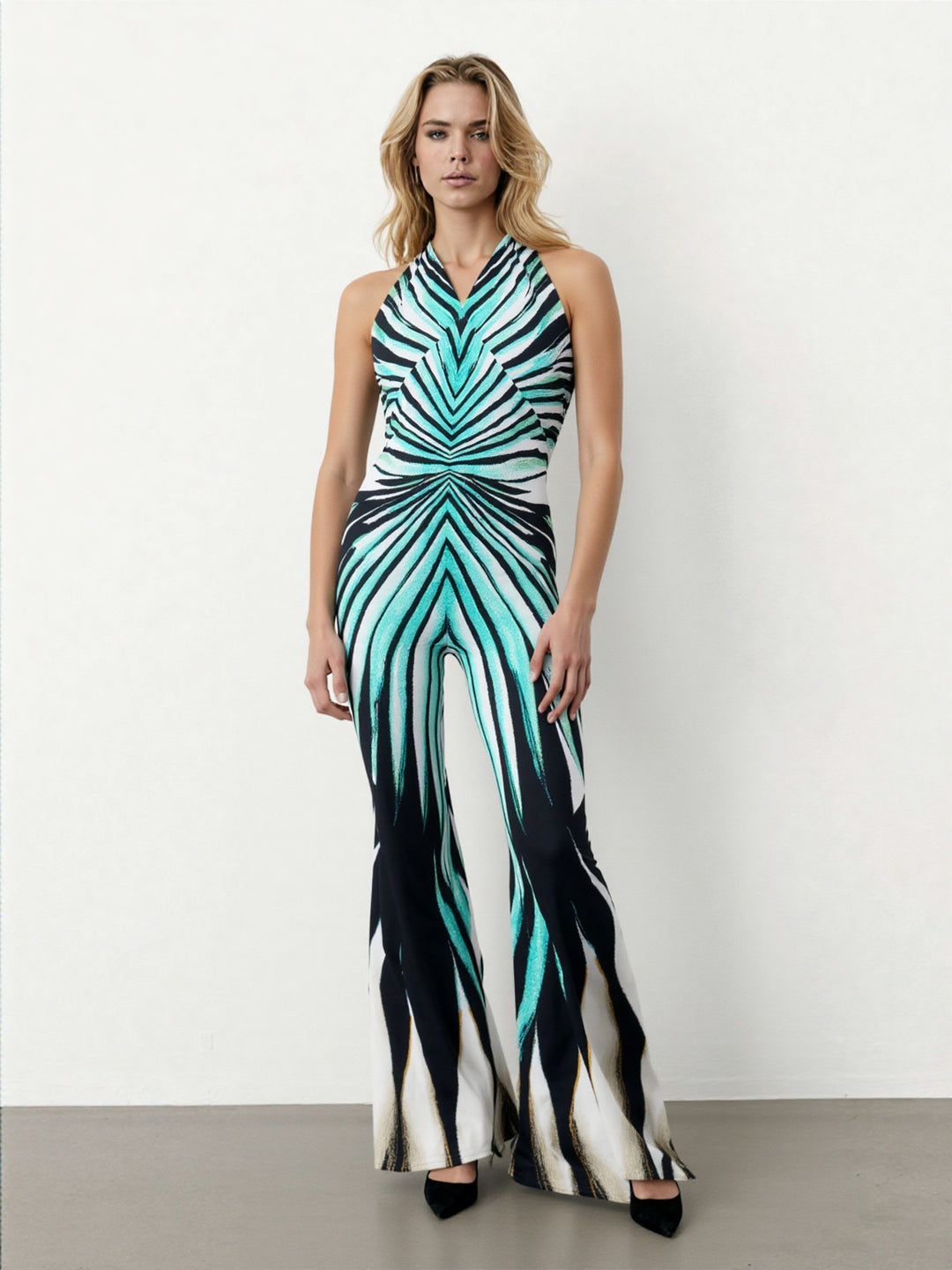 Combinaison Galaxie Tropique – Effet Sculptant & Glamour Futuriste