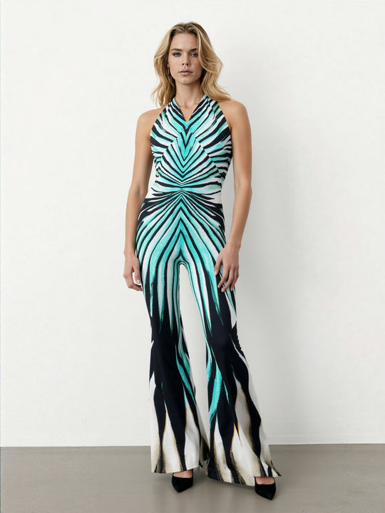 Combinaison Galaxie Tropique – Effet Sculptant & Glamour Futuriste