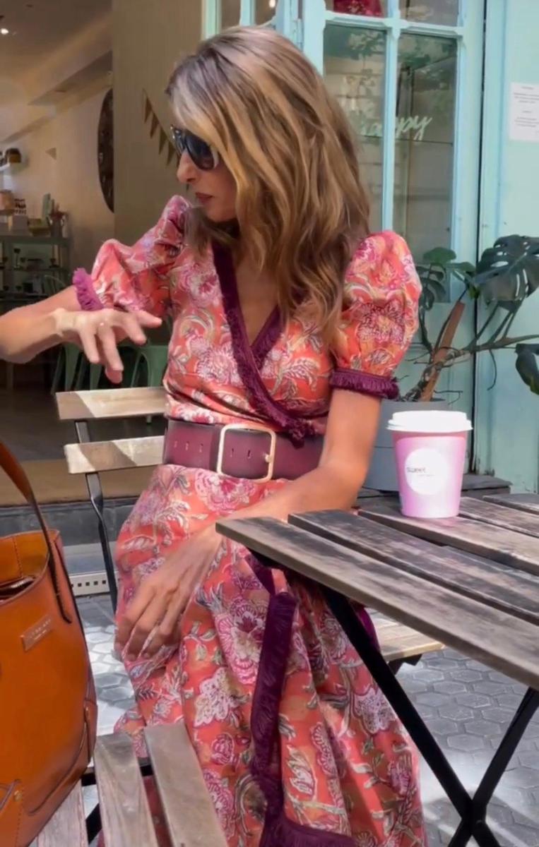 Robe Fleur de Café – Volants & Élégance Bohème