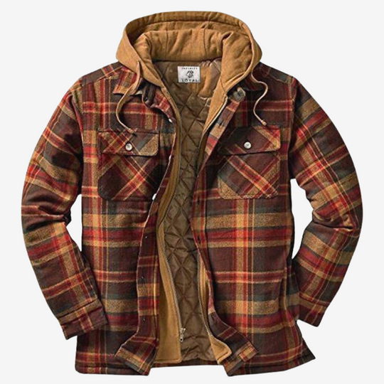 Thierry - Veste en flanelle intemporelle avec capuche
