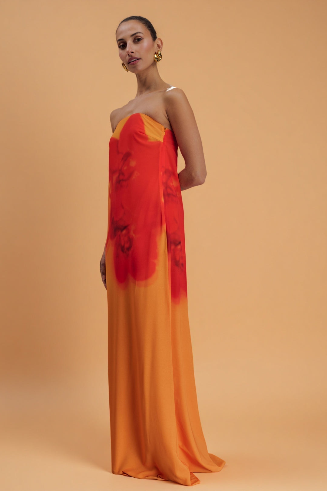 Amaya – Koi Orchid Maxi Dress