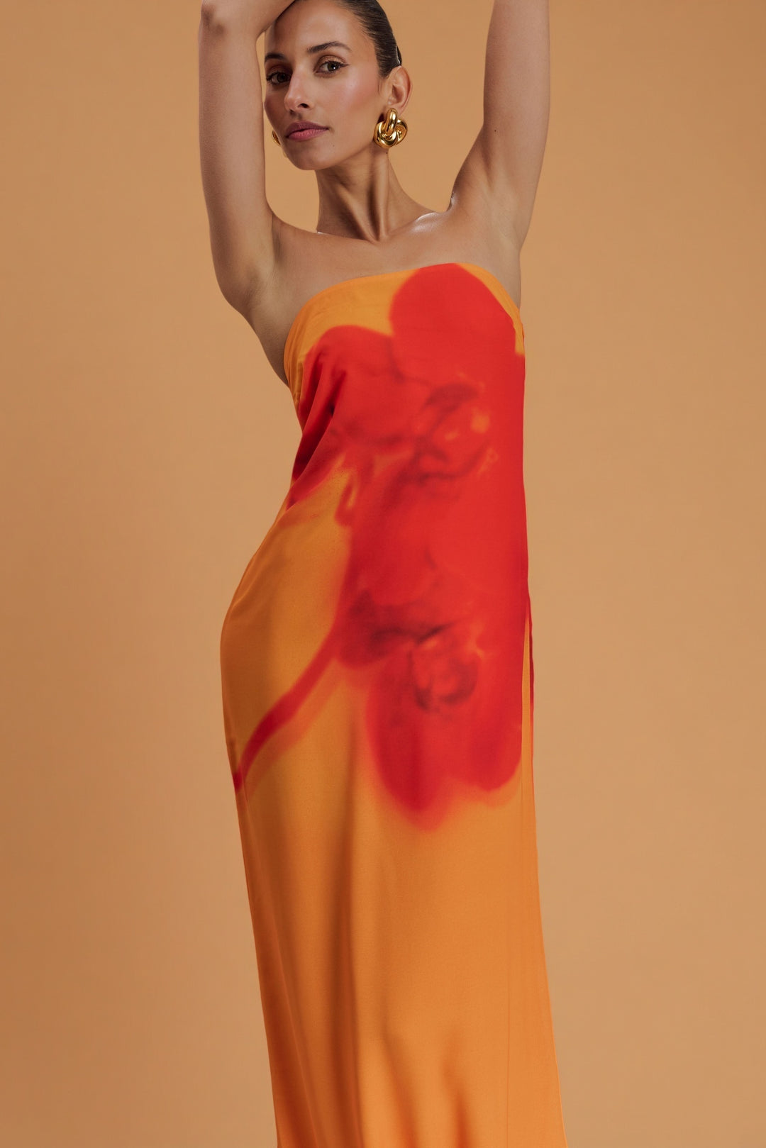 Amaya – Koi Orchid Maxi Dress