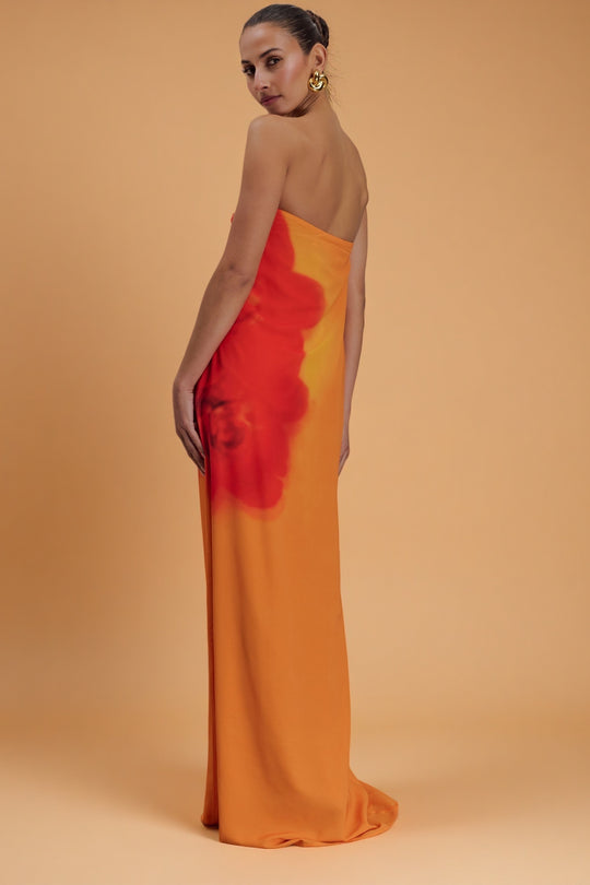 Amaya – Koi Orchid Maxi Dress