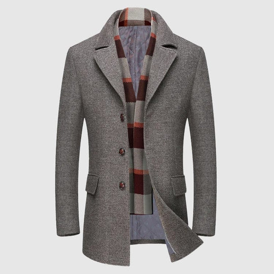 Clovis - Manteau en laine élégant et raffiné