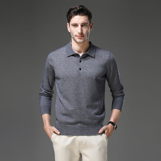 Rafael - Pull Polo en Cachemire