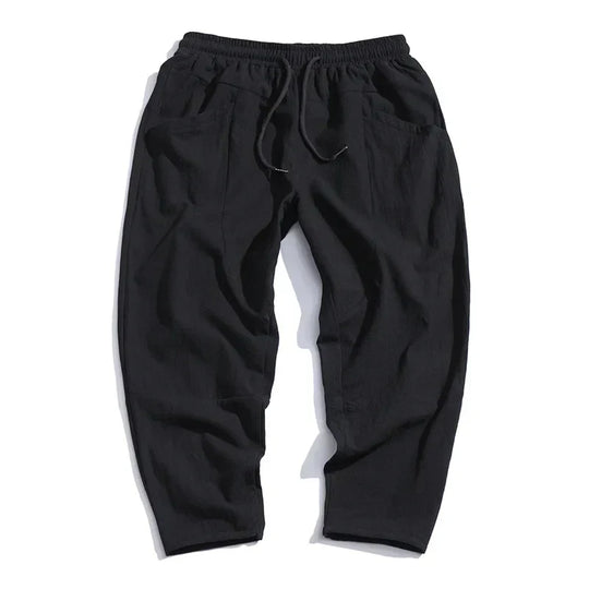 Kyoto – Pantalons Croppés en Lin