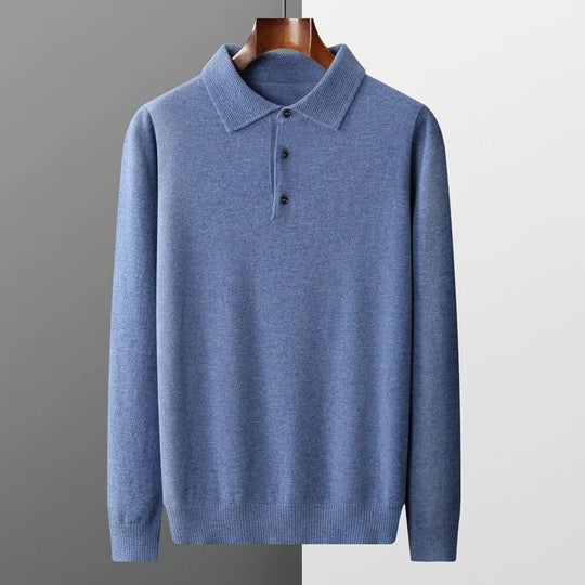 Rafael - Pull Polo en Cachemire