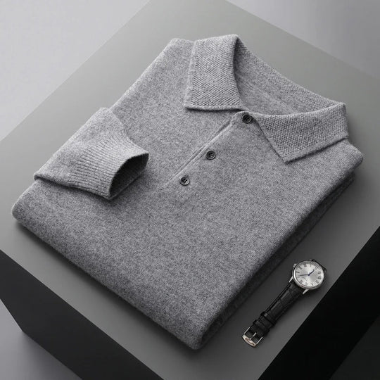 Rafael - Pull Polo en Cachemire