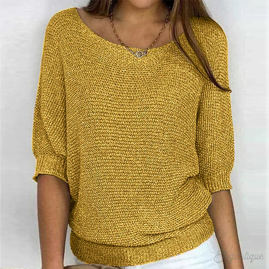 Fleur - Top tricoté décontracté